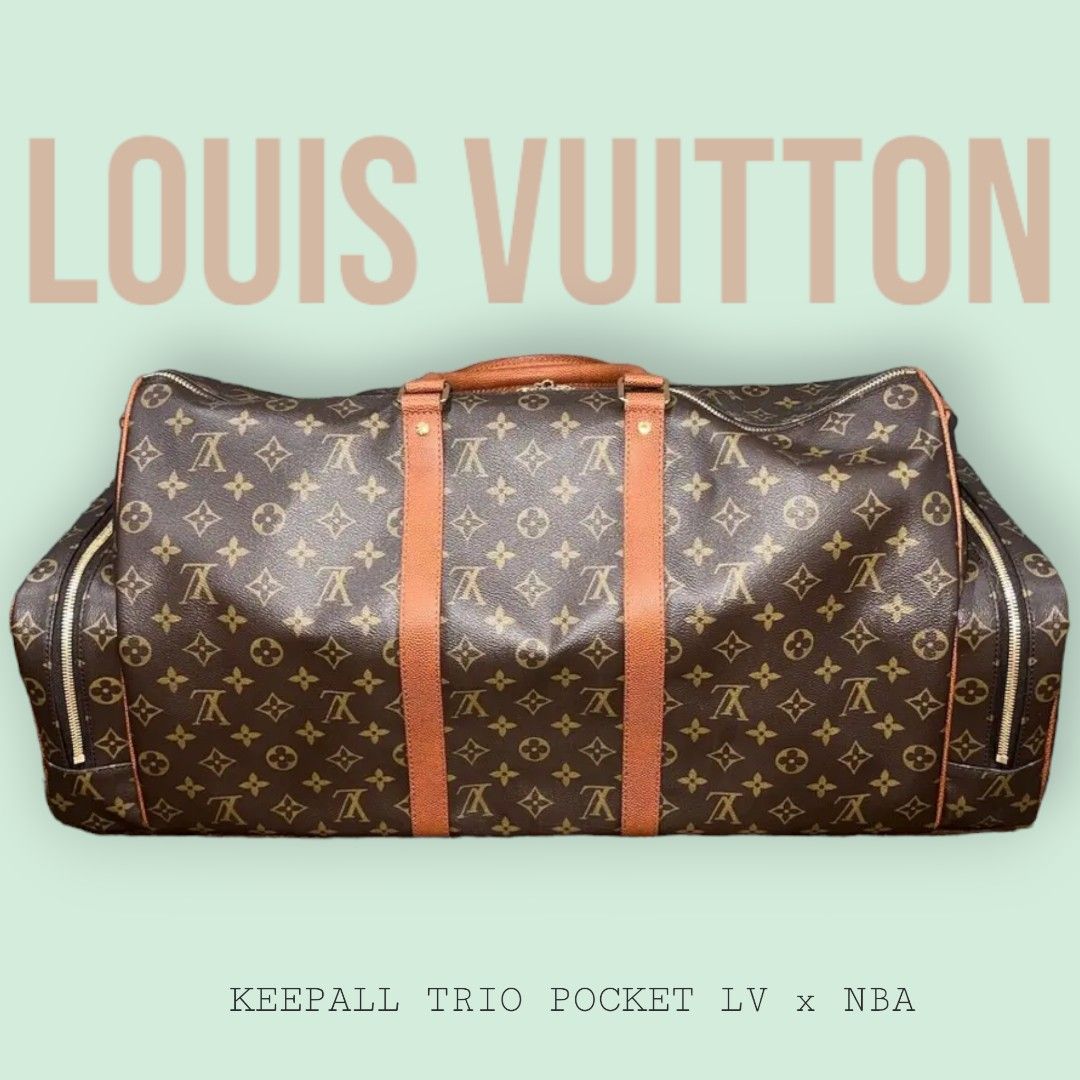 Pre-owned Louis Vuitton X Nba 2021 Keepall Trio-pocket Two-way