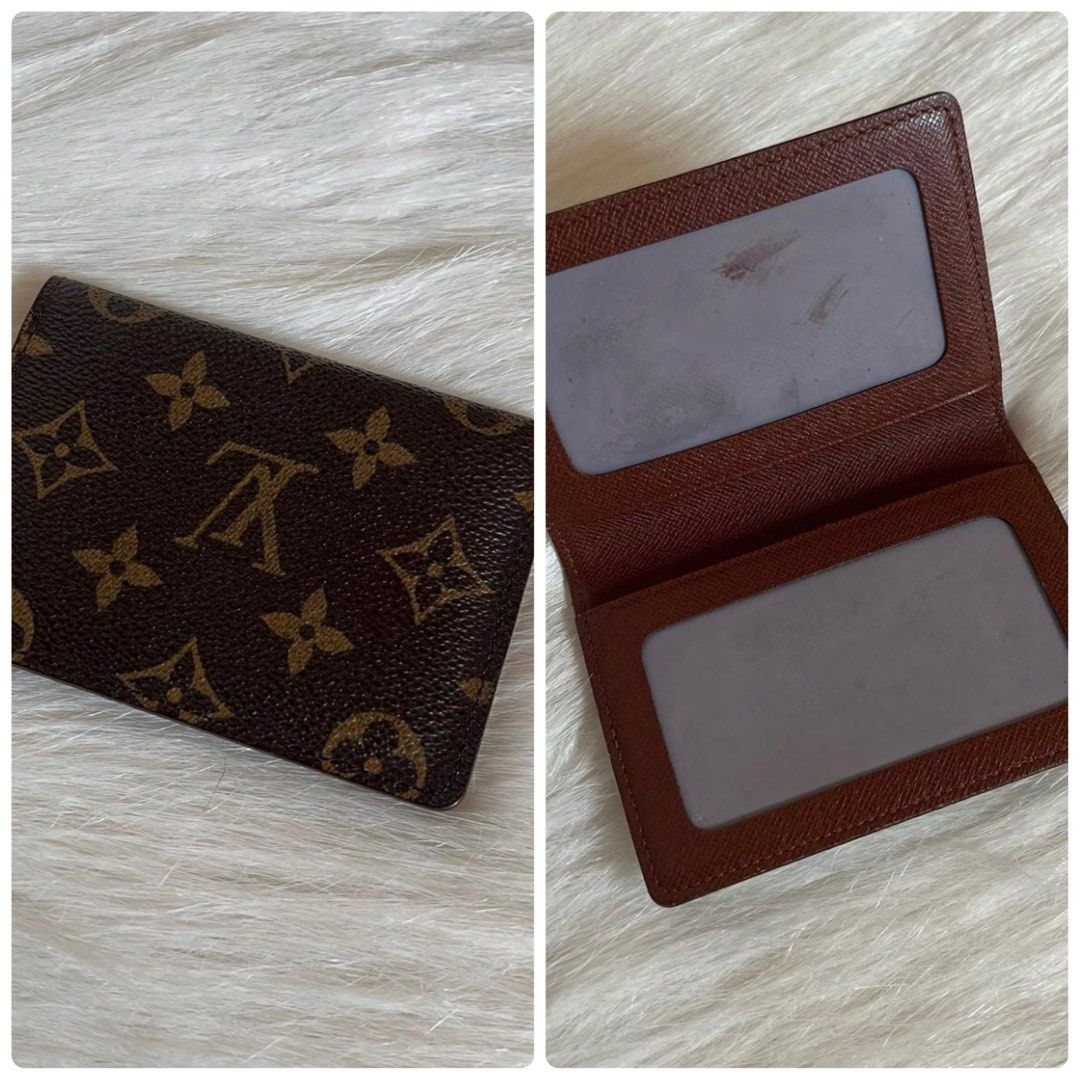 LV Card Holder Reverse Monogram, Luxury, Bags & Wallets on Carousell