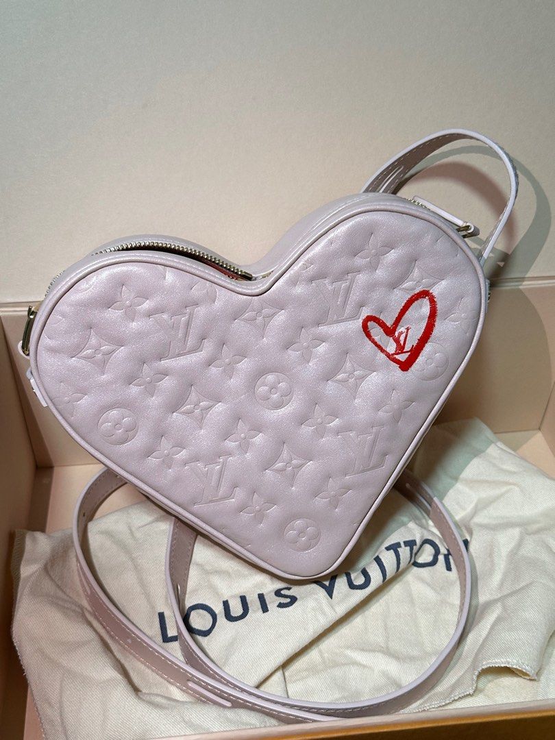 Authentic Louis Vuitton Limited Edition Heart Sac Coeur Shoulder Bag,  Luxury, Bags & Wallets on Carousell
