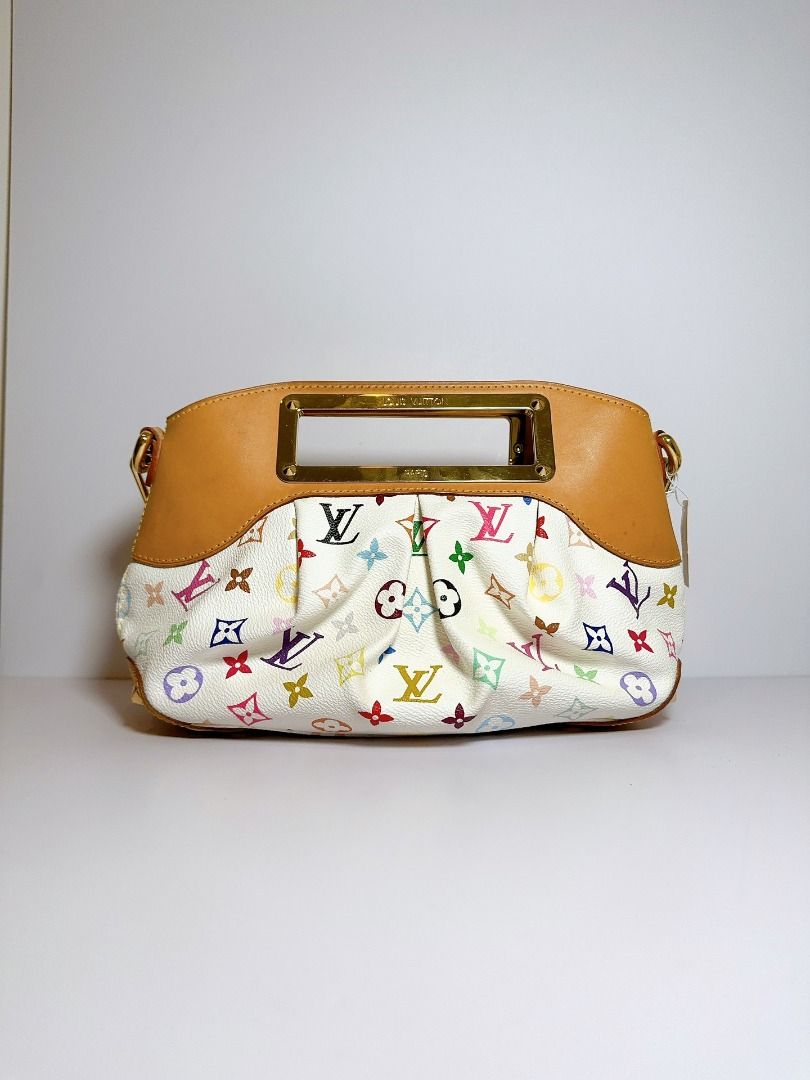 Pre-owned Louis Vuitton X Takashi Murakami Judy Pm Two-way Handbag In  Neutrals