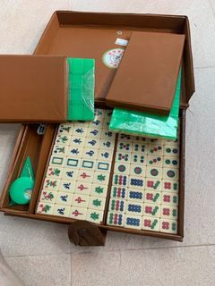 Tiffany & Co Blue Mahjong Set, Hobbies & Toys, Toys & Games on Carousell