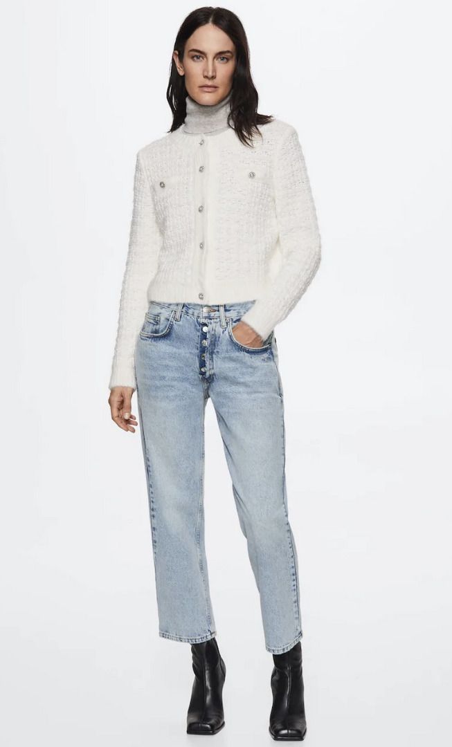 Straight-fit cropped jeans - Women
