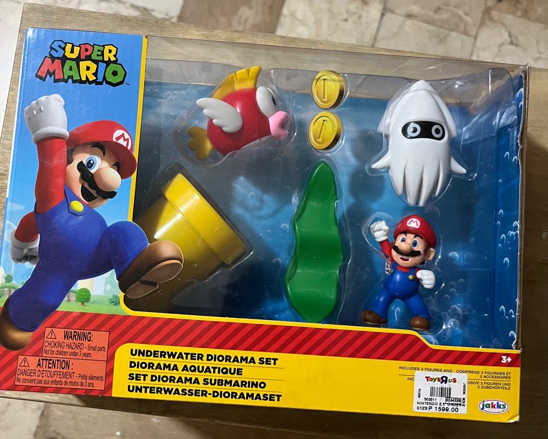 Mario underwater diorama, Hobbies & Toys, Toys & Games on Carousell