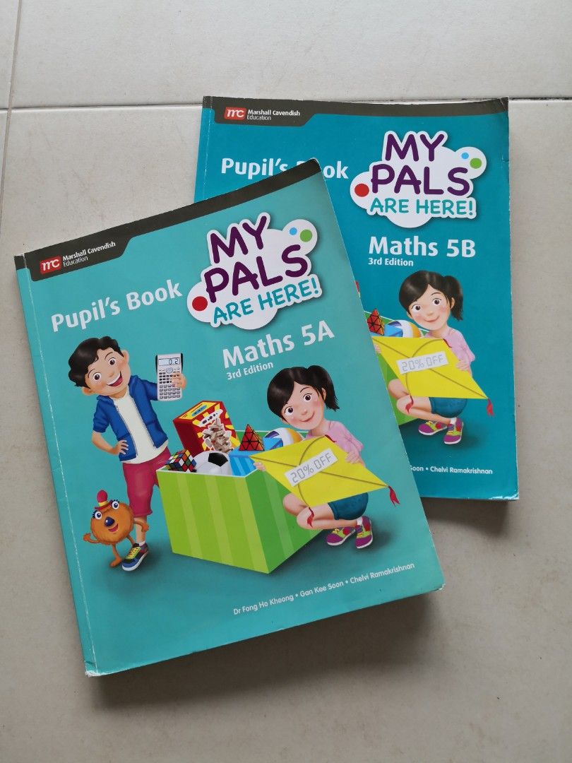 Maths 5A 5B MY Pals Are Here Pupil's Book, Hobbies & Toys, Books ...