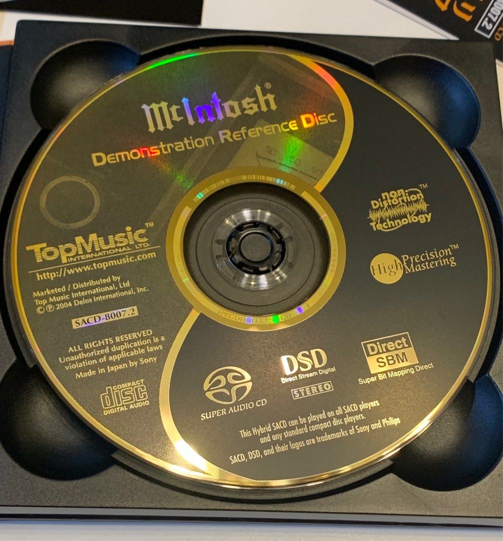 McIntosh Demonstration Reference Disc SACD Serial No: 0209/5000