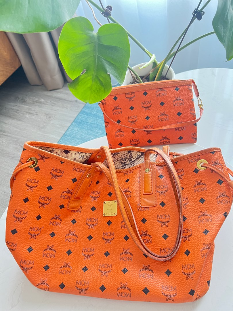 MCM tote bag, Women's Fashion, Bags & Wallets, Tote Bags on Carousell