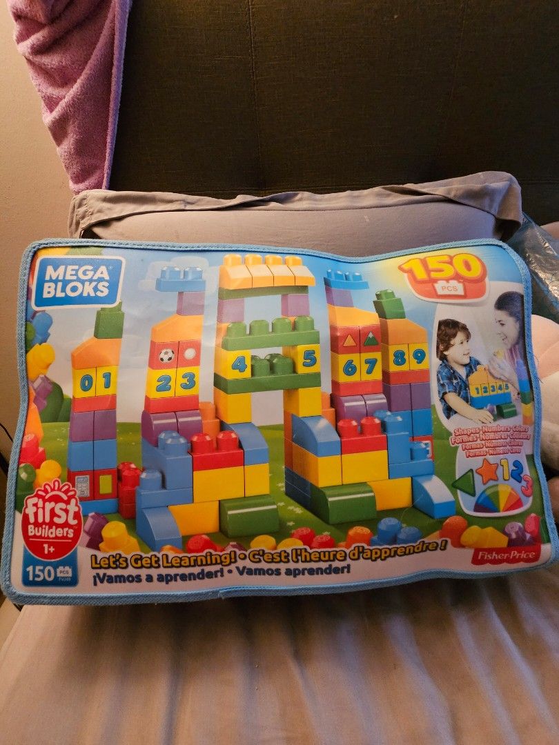 Mega bloks let's 2025 get learning bag
