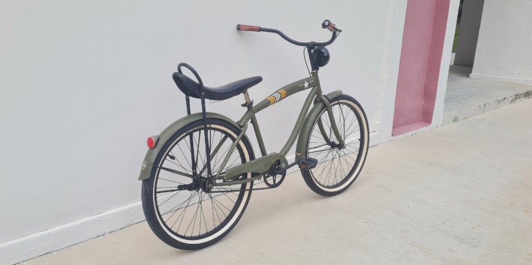 Military Cruiser Bicycle Bike Sports Equipment Bicycles Parts Bicycles on Carousell