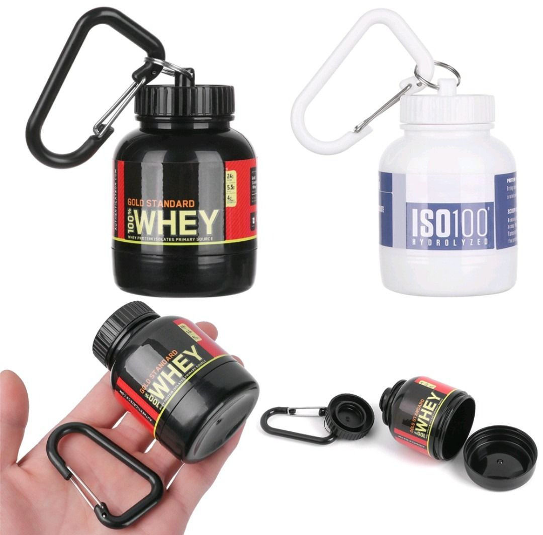 OnMyWhey - Protein Powder & Supplement Funnel Keychain - New and Sealed