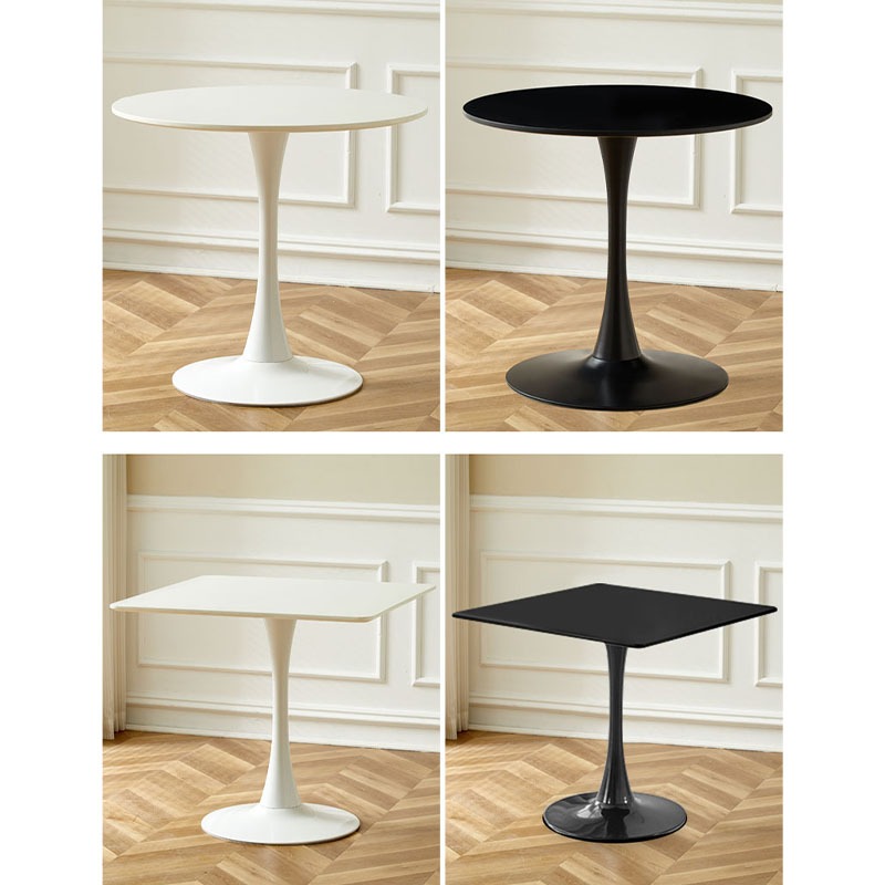 Modern simple negotiation table Nordic balcony dining table small round ...
