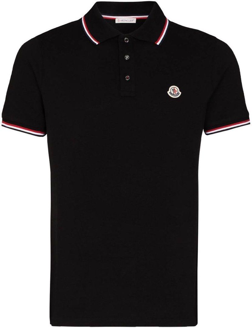 White moncler outlet polo shirt mens