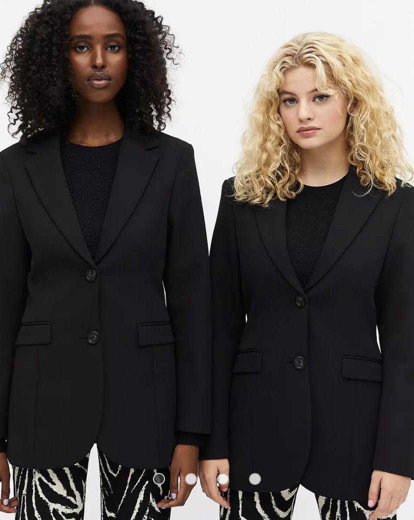 Monki hotsell black blazer