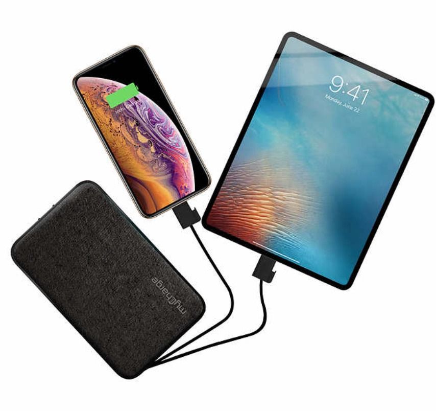 myCharge POWER HUB All-In-One Charger (Item Code 665) (Category: Chargers & Cables) located in Marikina City. Submitted by skowshop (Listing ID 1261280424, Image 2). Description: About this item: The POWER HUB All-In-One 10KmAh Internal Battery portable charger comes with two integrated charging cables: one USB-C cable and an Apple® Lightning™ cable. With integrated charging cables, you can leave your charging cables at home and plug your smartph