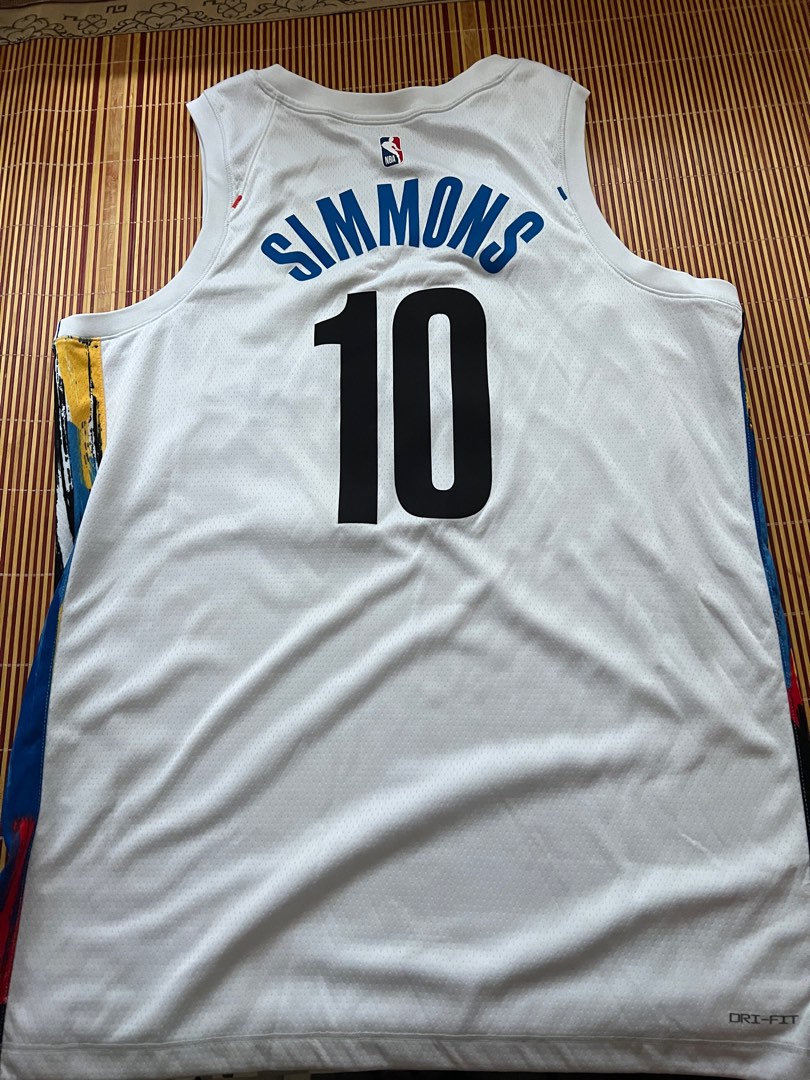 NBA Brooklyn Nets Simmons #10 City Edition Black - Kitsociety