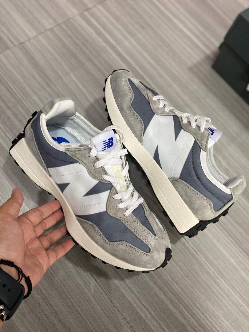 New Balance 327 Light Grey Men s Fashion Footwear Sneakers on
