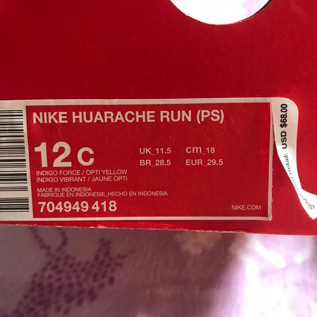 Nike Huarache Run Kids Shoes Babies Kids Baby Nursery Kids