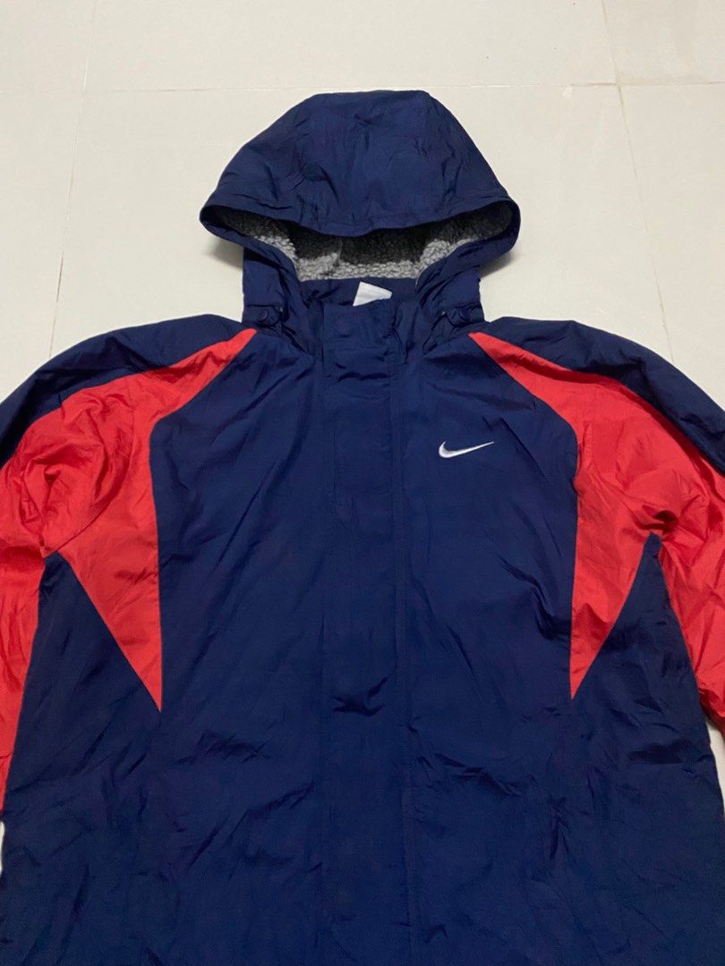 Nike long windbreaker hoodie