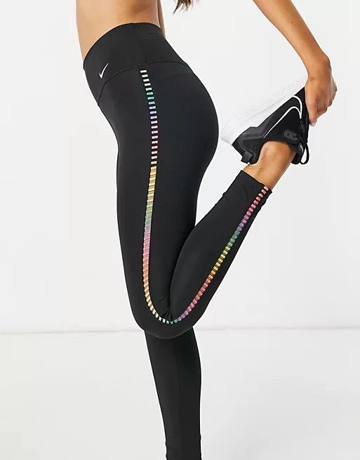 Rainbow nike leggings clearance