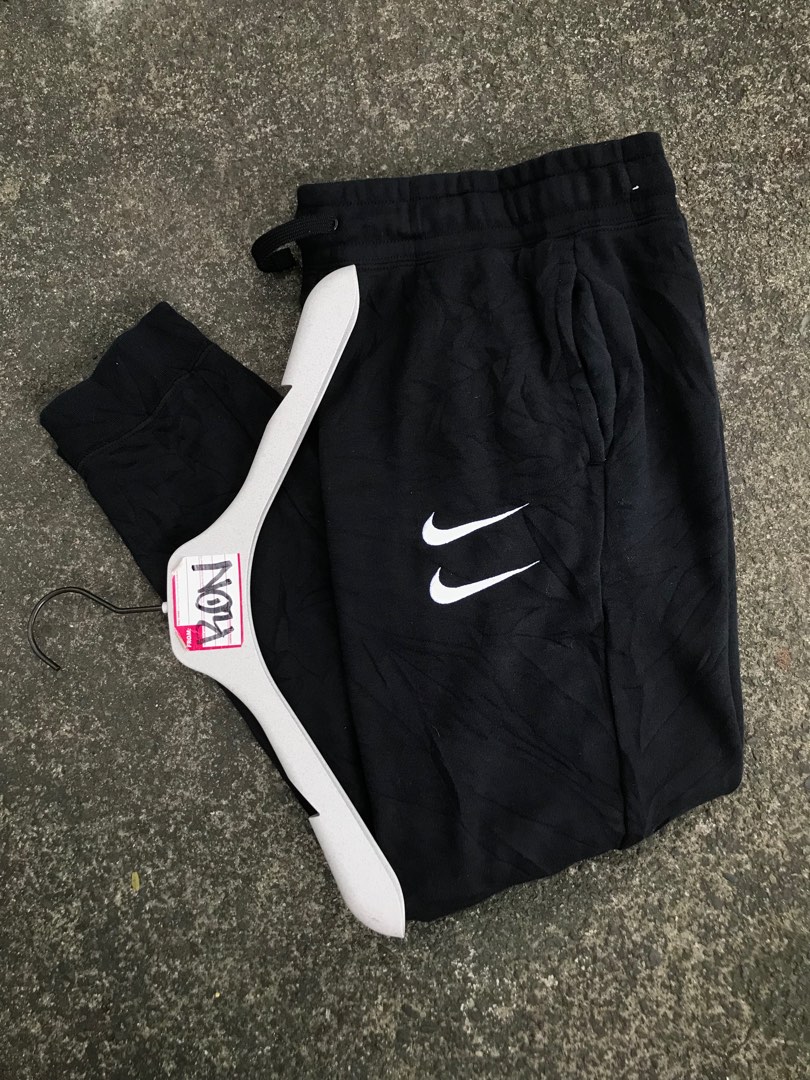 swoosh joggers