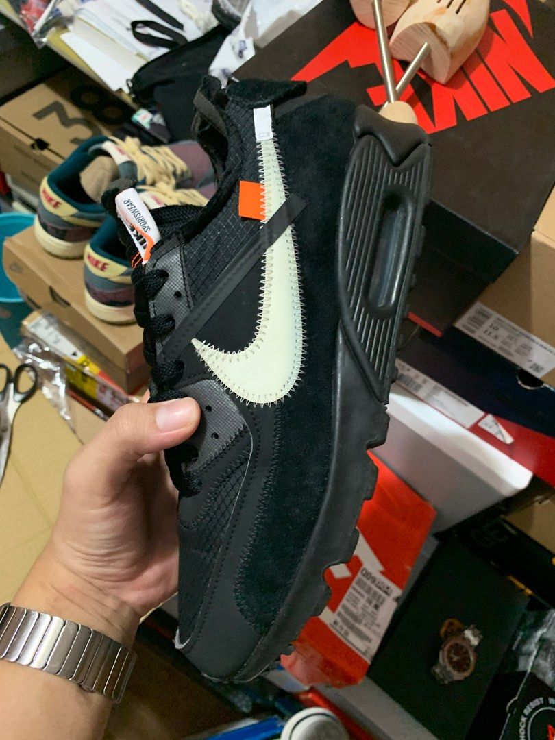 《有匯款價》nike x off-white offwhite air max 90 us10 聯名 the ten