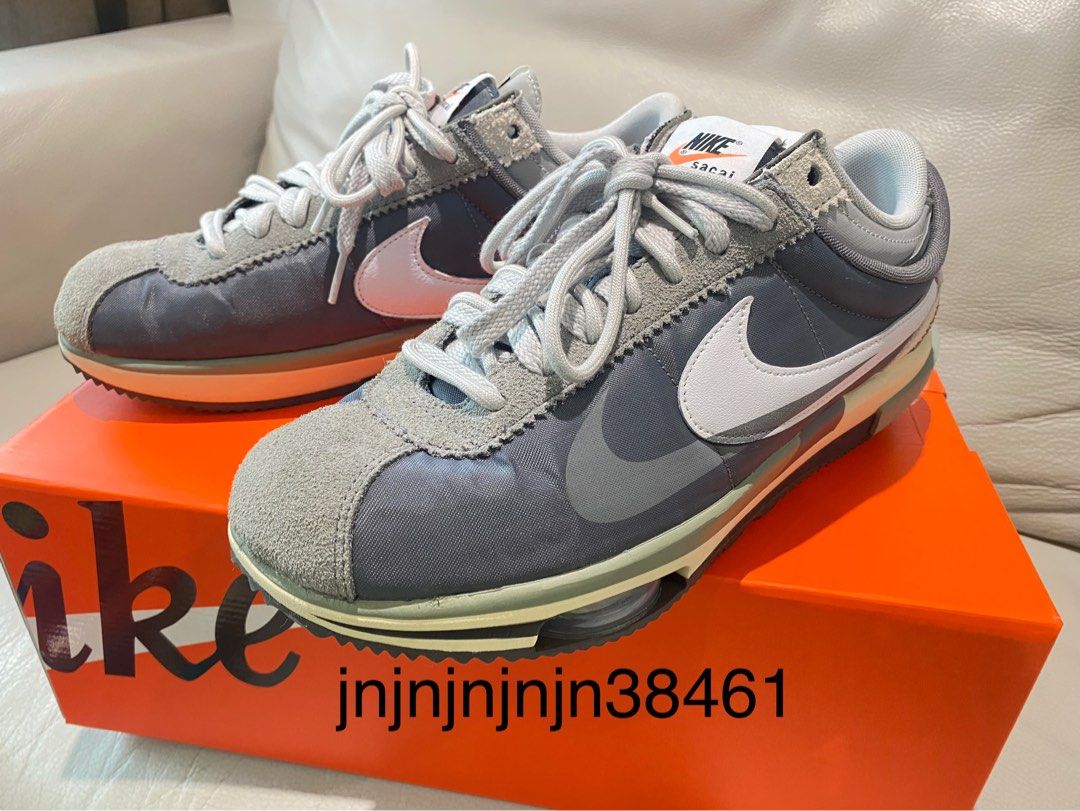 Nike Zoom Cortez x sacai Iron Grey DQ0581-001, 他的時尚, 鞋
