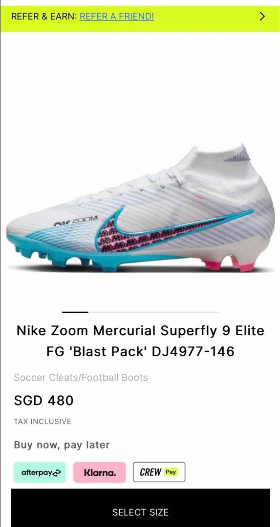 nike zoom mercurial superfly