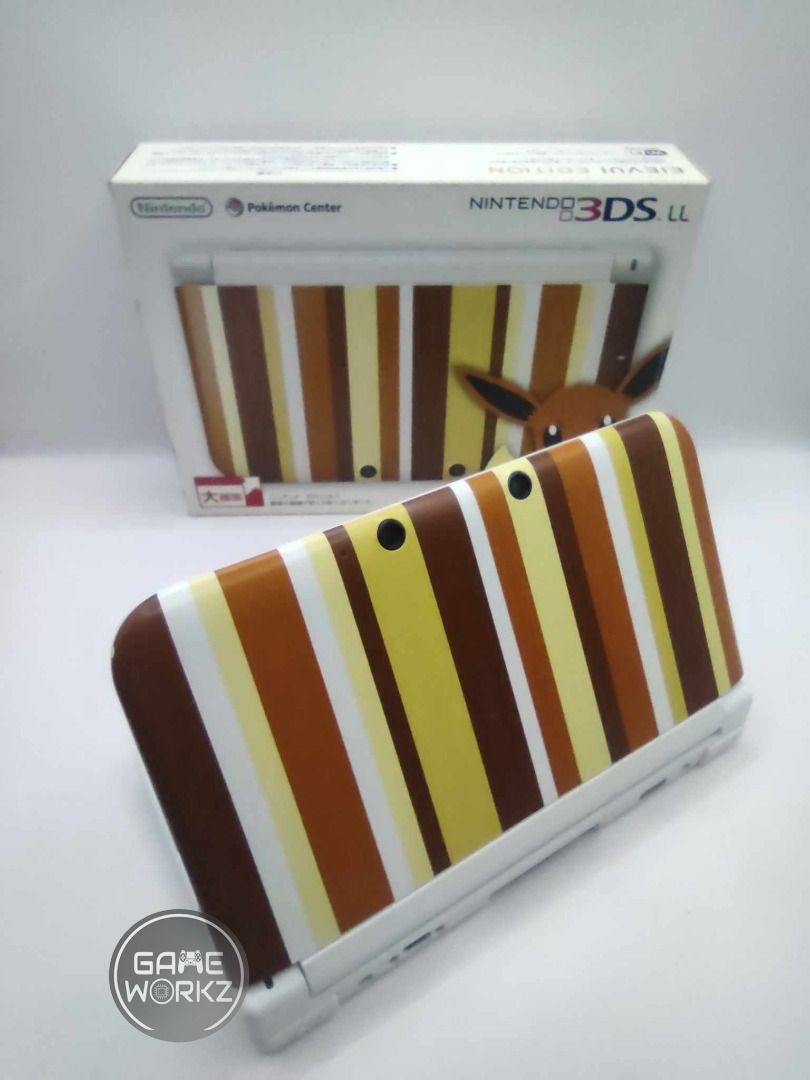 Nintendo 3DS LL / XL Pokemon Center Eevee Edition, Video Gaming, Video
