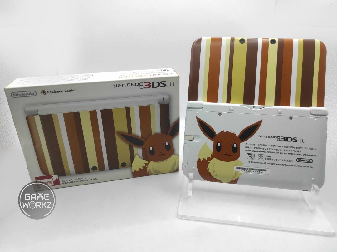 Nintendo 3DS LL / XL Pokemon Center Eevee Edition, Video Gaming, Video