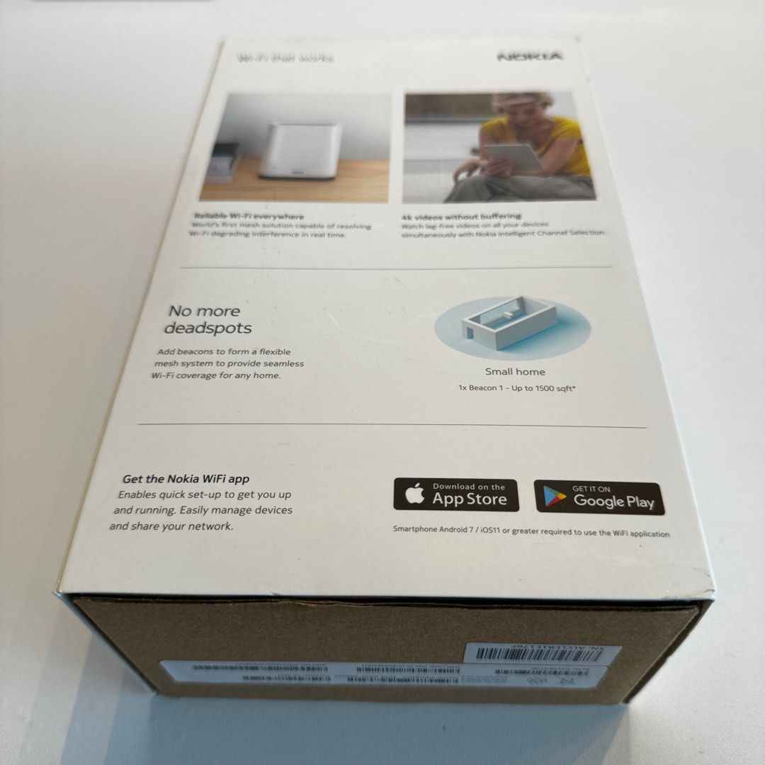 Nokia WiFi Beacon 1 WiFi Mesh Router System AC1200, Computers & Tech ...