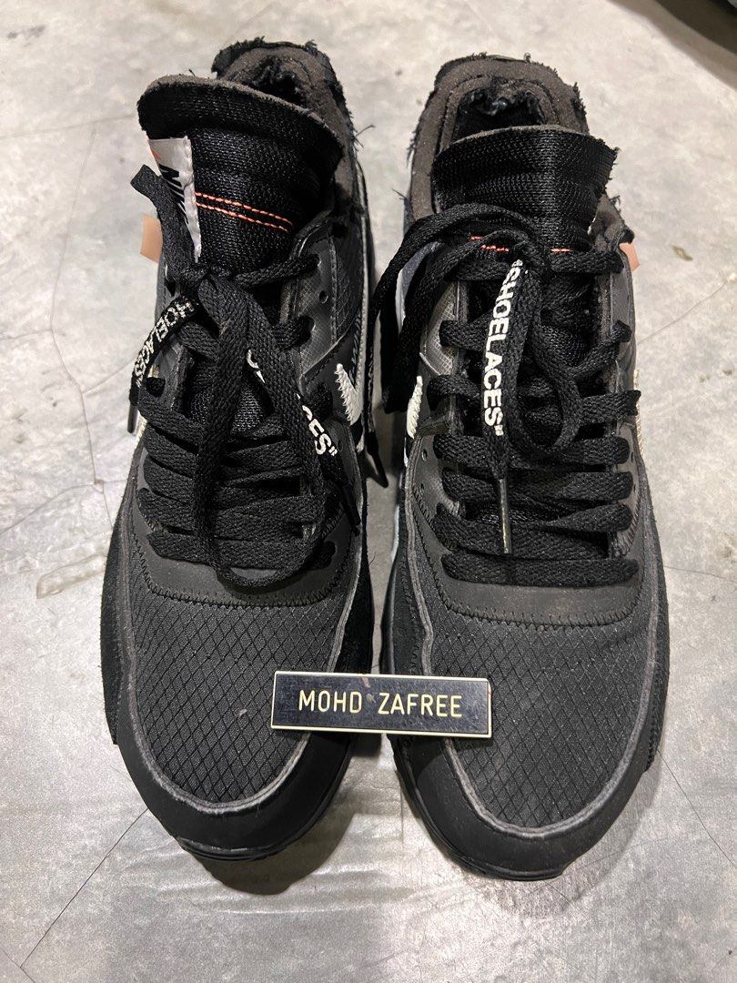 Off white air max 90 black outfit best sale