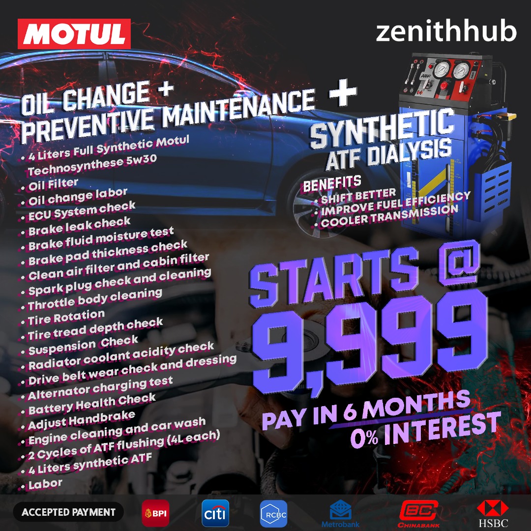 Oil Change PLUS Preventive Maintenance WITH Synthetic ATF Dialysis, Car