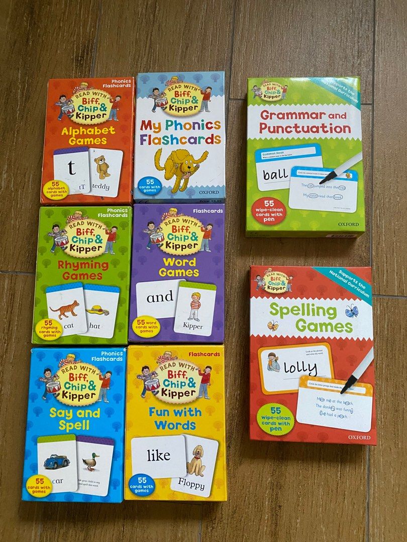 Oxford reading tree flash card., Hobbies & Toys, Books & Magazines, Children's Books on Carousell