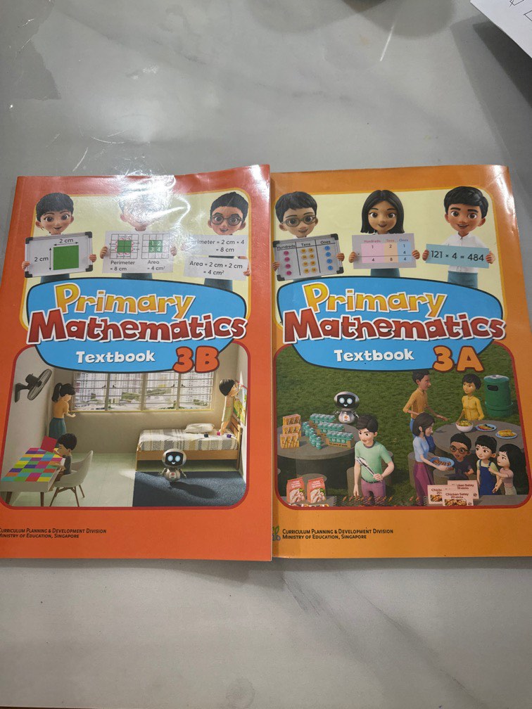 P3 Math TextBook 3A 3B (New Syllabus), Hobbies & Toys, Books ...