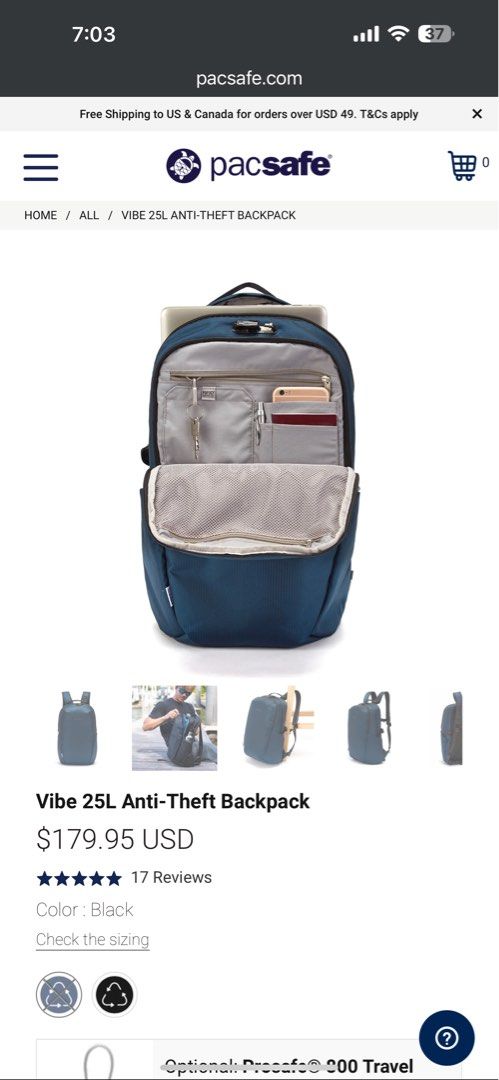 Pacsafe vibe 25l review online