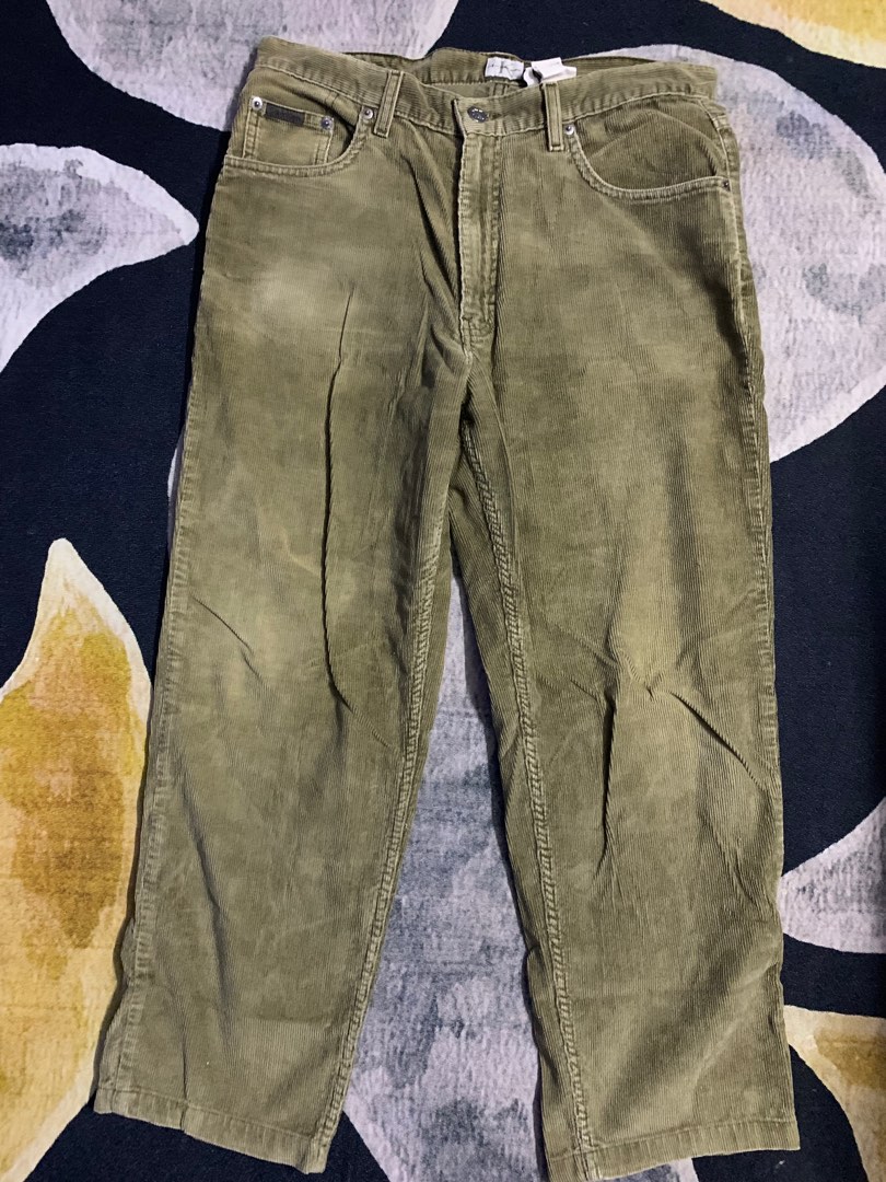 pants calvin klein corduroy Men s Fashion Bottoms Jeans on Carousell