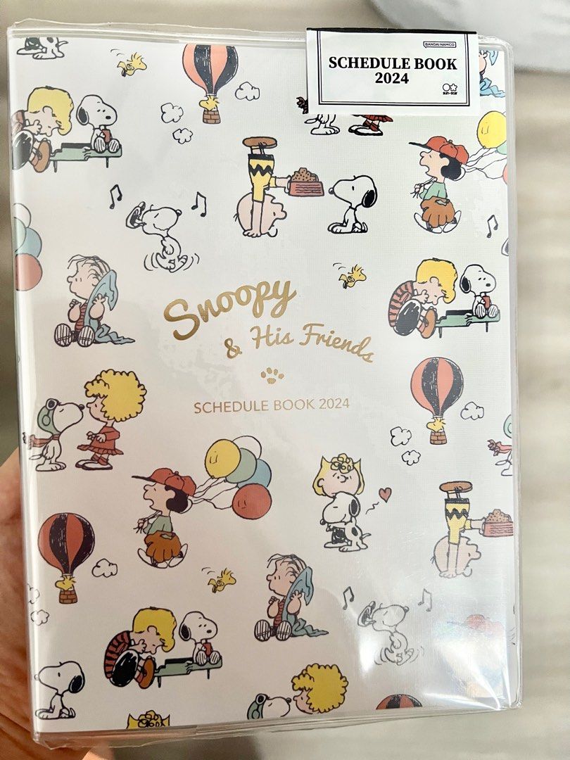 Peanuts Snoopy 2024 Schedule book from Japan, Hobbies & Toys, Books