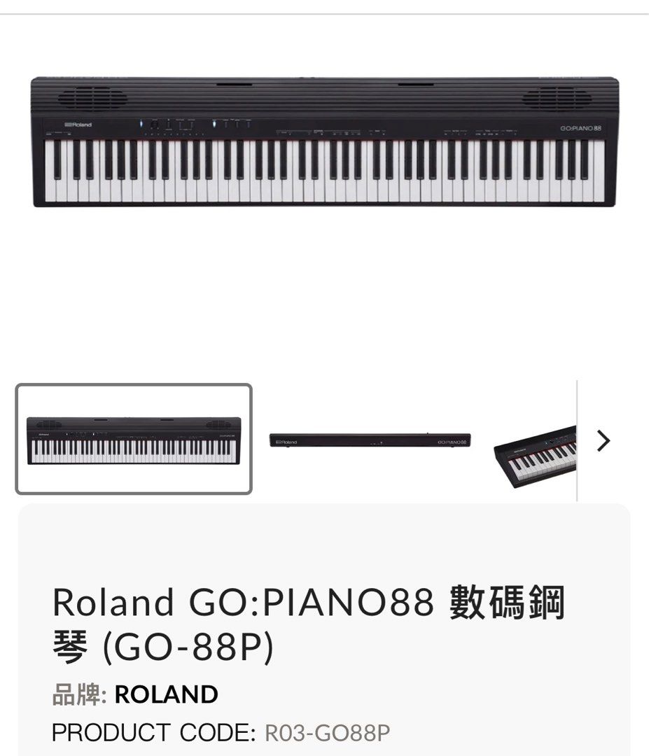 Roland Go 88-P Roland Go Piano 88 88鍵盤-