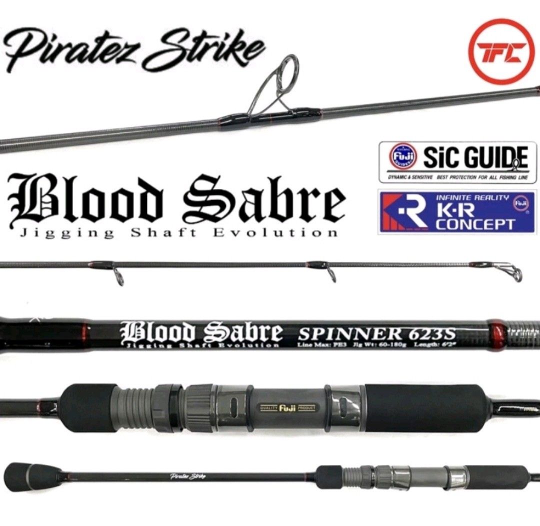 Piratez Strike Spinner 621s fishing rod