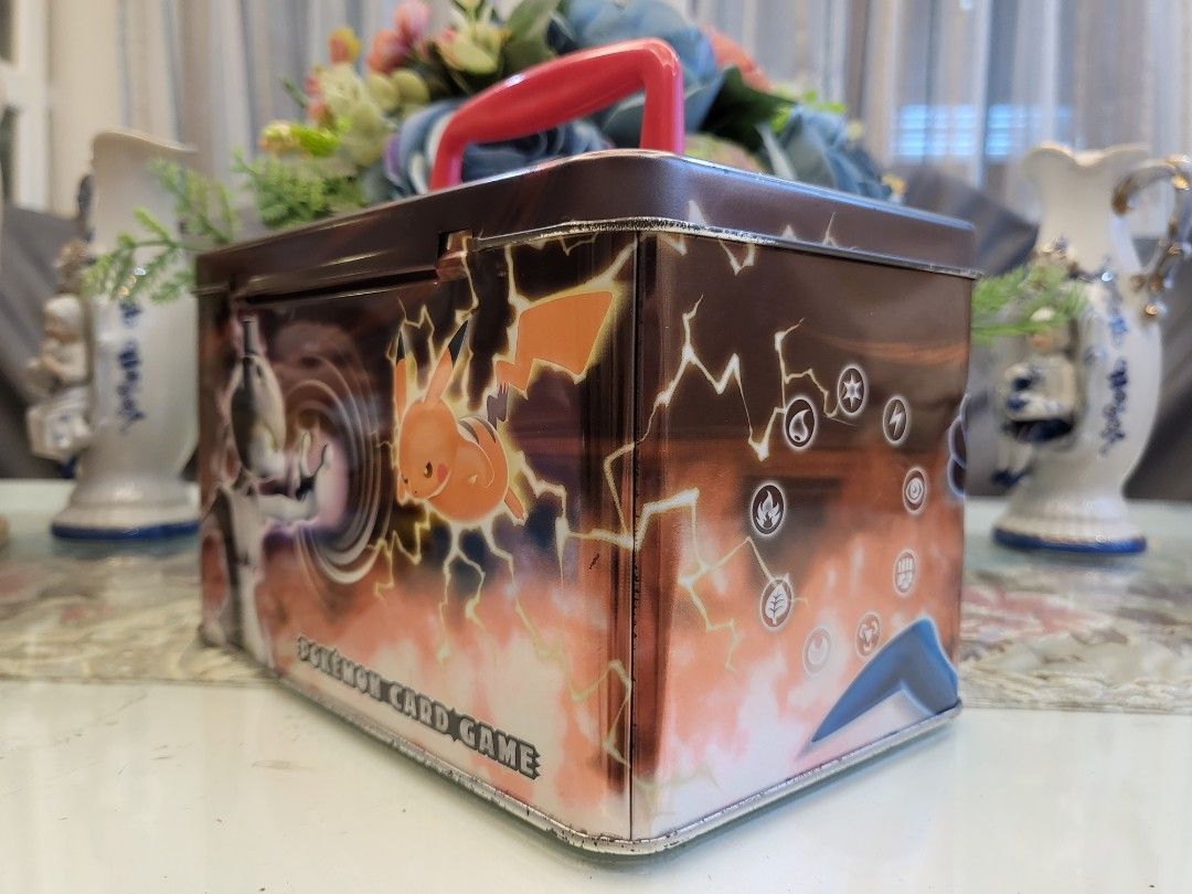 Pokemon Metal Container Box, Hobbies & Toys, Toys & Games on Carousell