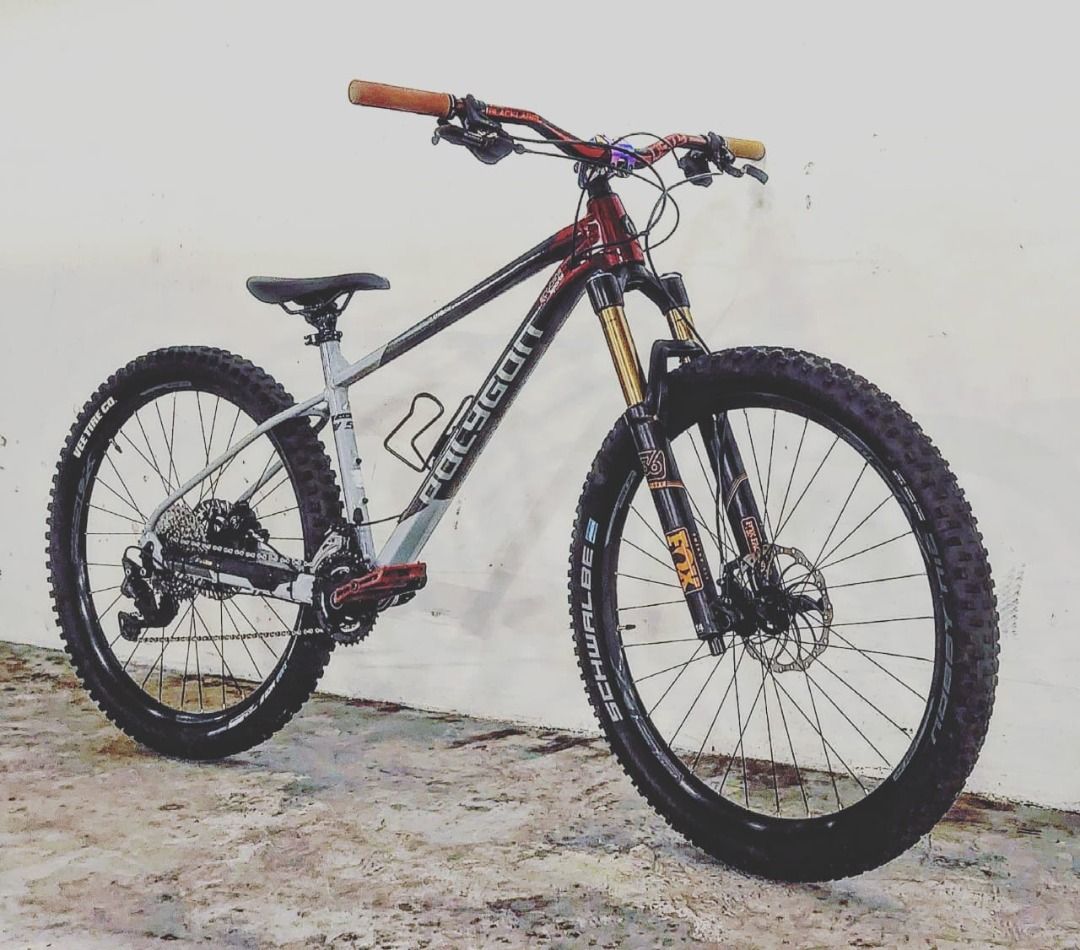 Polygon Xtrada 5 full upgrade hardcore hardtail fox factory 36 kashima coat 160mm travel distance magura mt5 brakes