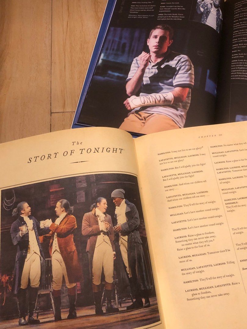PRE LOVED HAMILTON AND DEAR EVAN HANSEN MUSICAL BOOK Hobbies Toys Books Magazines Fiction Non Fiction on Carousell