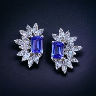 PRETTY! Tanzanite earrings