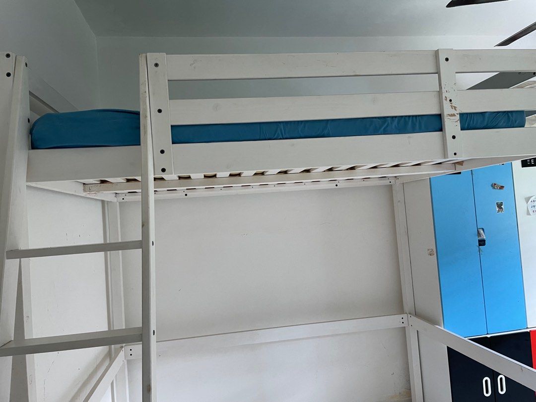 Ikea Queen Bunk Bed, Furniture & Home Living, Furniture, Bed Frames