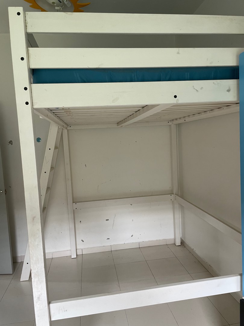 Ikea Queen Bunk Bed, Furniture & Home Living, Furniture, Bed Frames