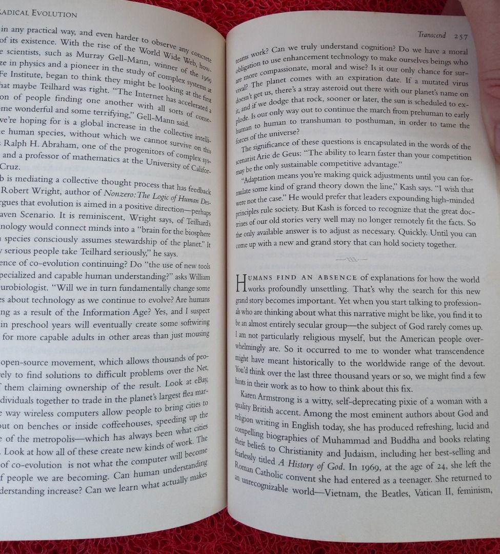 Radical Evolution by Joel Garreau, 2005 (English/buku bahasa inggris ...
