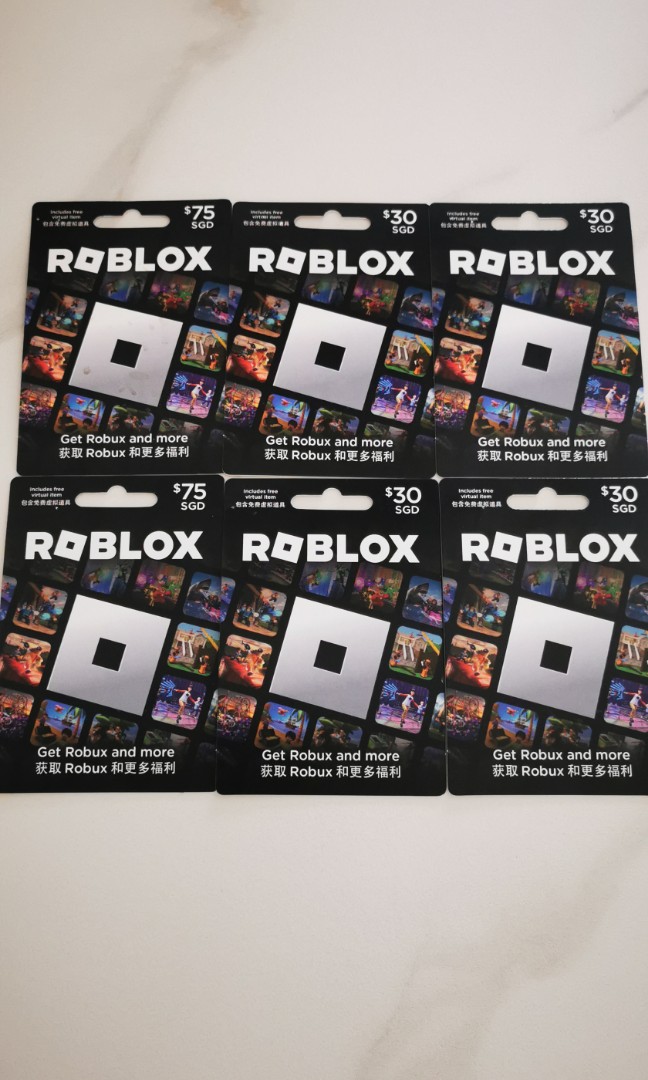 80+ 5 🌟 Reveiw [Cheapest] Robux Gift card, Video Gaming, Gaming  Accessories, Game Gift Cards & Accounts on Carousell