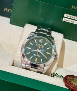98% NEW Rolex Milgauss Green Sapphire 40MM 116400GV
