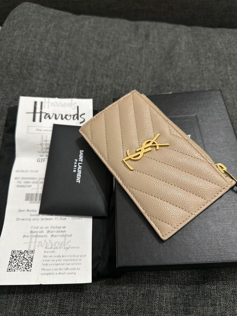 Harrods ysl card holder cheap