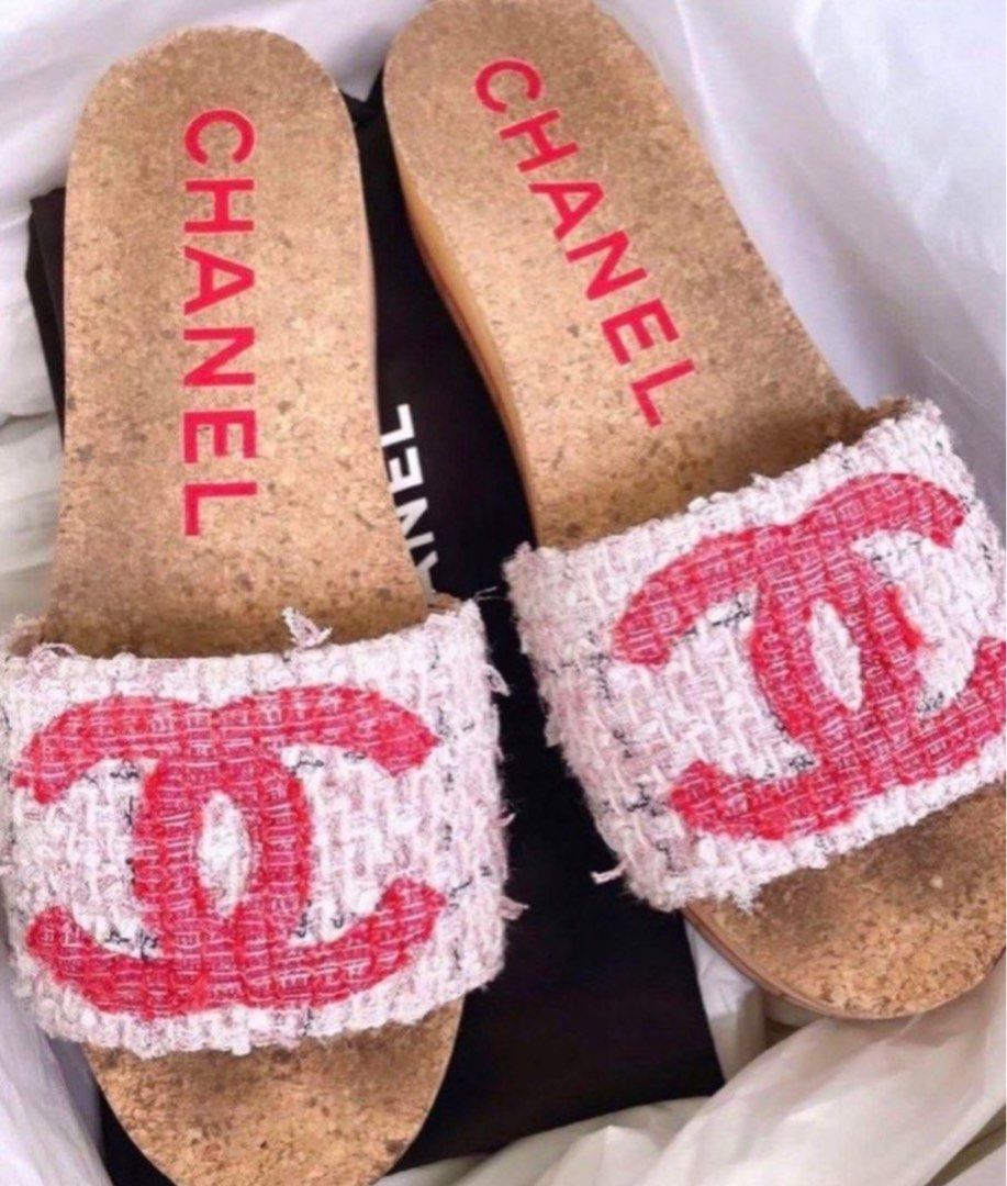 Chanel slides for discount sale