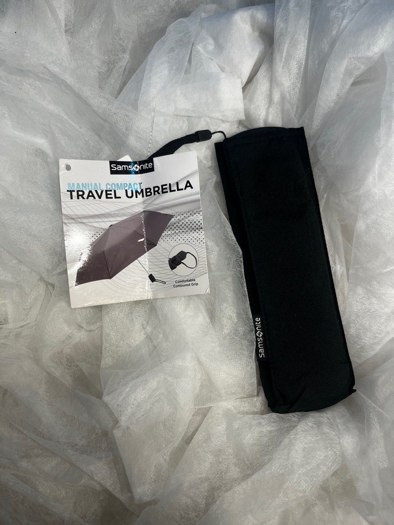 Samsonite Black Compact Travel Umbrella Hobbies Toys Travel